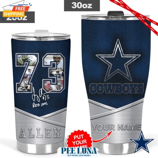 Personalized Dallas Cowboys x Larry Allen Tumbler Cup –  PLU 323