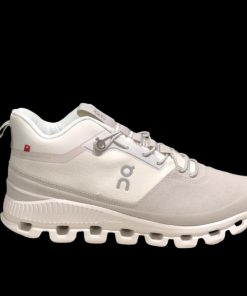 Ash White On Cloud Hi Edge Shoes