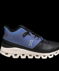 Black and Blue On Cloud Hi Edge Shoes