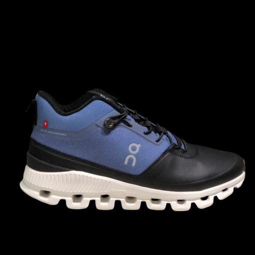 Black and Blue On Cloud Hi Edge Shoes