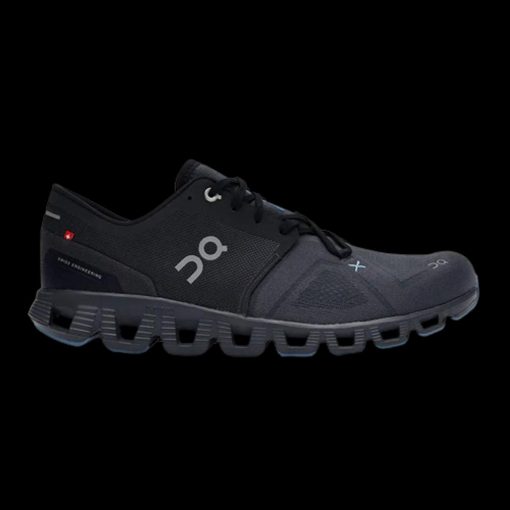 Cloud X Men Women Black on Black Shoes