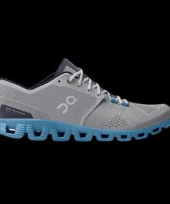 Cloud X Men Women Gray on Blue Shoes