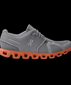 Cloud X Men Women Gray on Orange Shoes