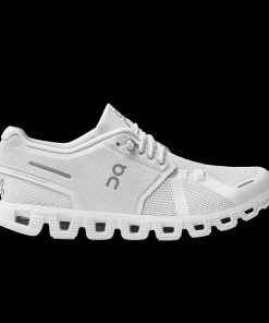 On Cloud 5 All White Shoes