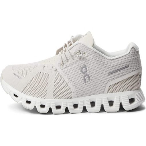 On Cloud 5 Pearl White Shoes