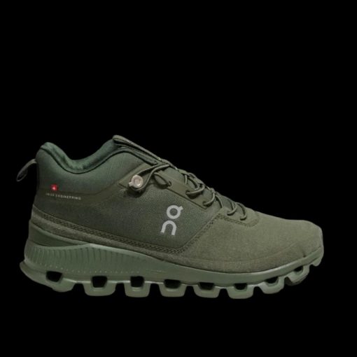 On Cloud Army Green Hi Edge Shoes