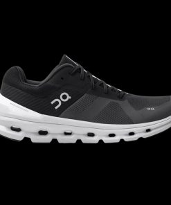 On Cloud Golf Shoes 4 Black on White