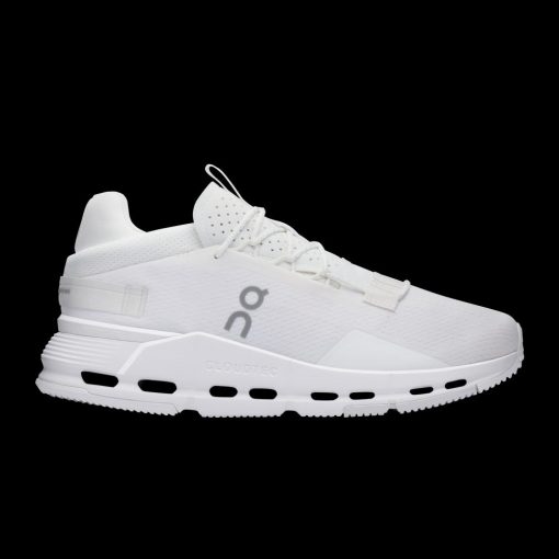 On Cloud Nova all White Shoes