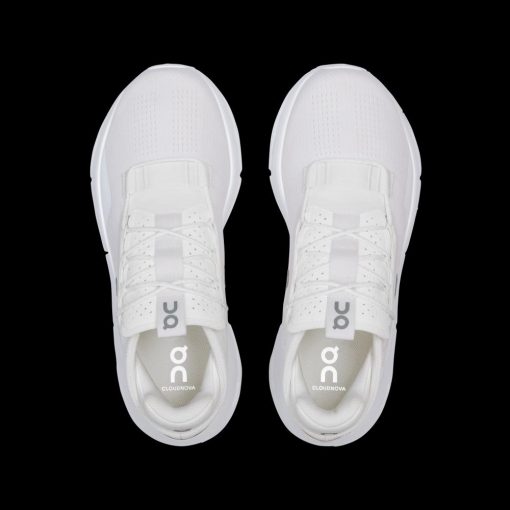 On Cloud Nova all White Shoes