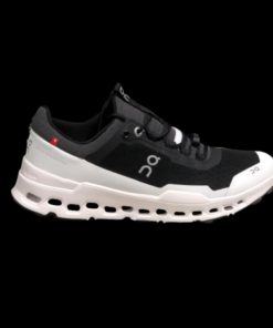 On Cloud Ultra Black and White Shoes