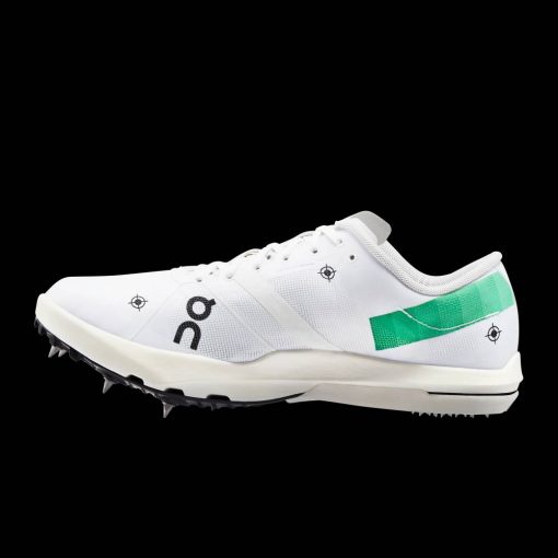 On Cloud Undyed White Spike 10000m Golf Shoes