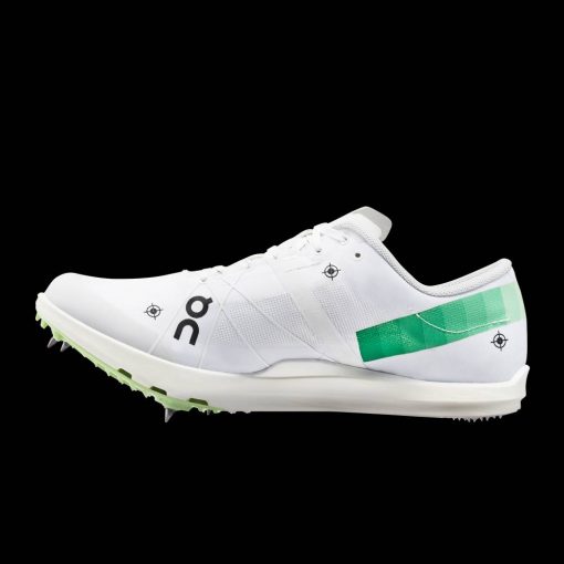 On Cloud Undyed White Spike 1500m Golf Shoes