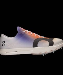 On Cloud White Flame Spike Amplius Golf Shoes