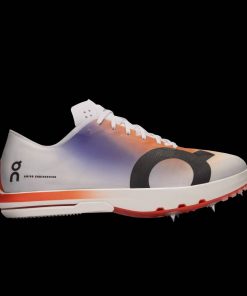 On Cloud White Flame Spike Citius Golf Shoes