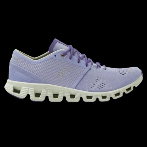 On Cloud X Training Shoes Purple  White