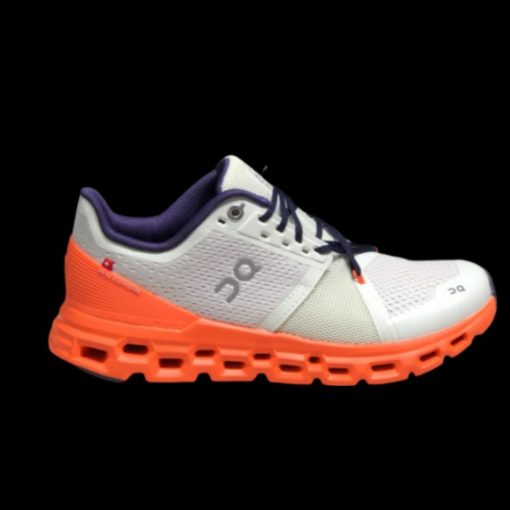 White Orange On Cloud Stratus Sneaker