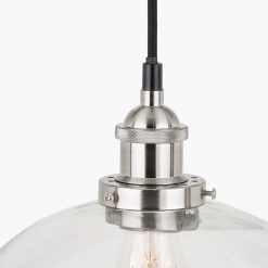 Cecilia Clear Glass Dome Ceiling Light Pendant 30cm4