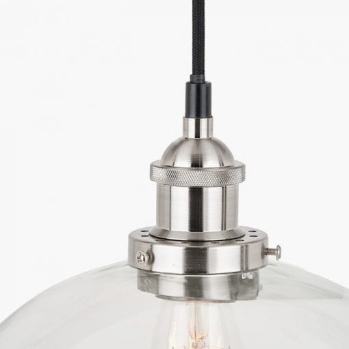 Cecilia Clear Glass Dome Ceiling Light Pendant – 30cm
