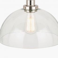 Cecilia Clear Glass Dome Ceiling Light Pendant 30cm5